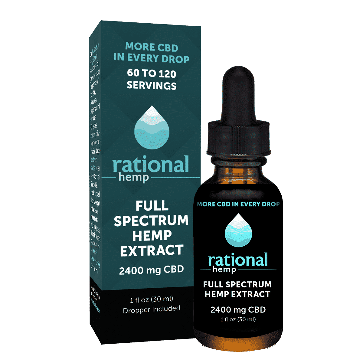 Rational Hemp 2400 mg Full Spectrum CBD Oil