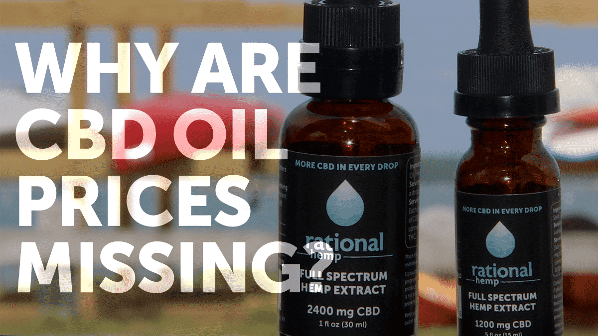 CBD oil prices are missing from big brand ads. Why? Because they're overpriced.